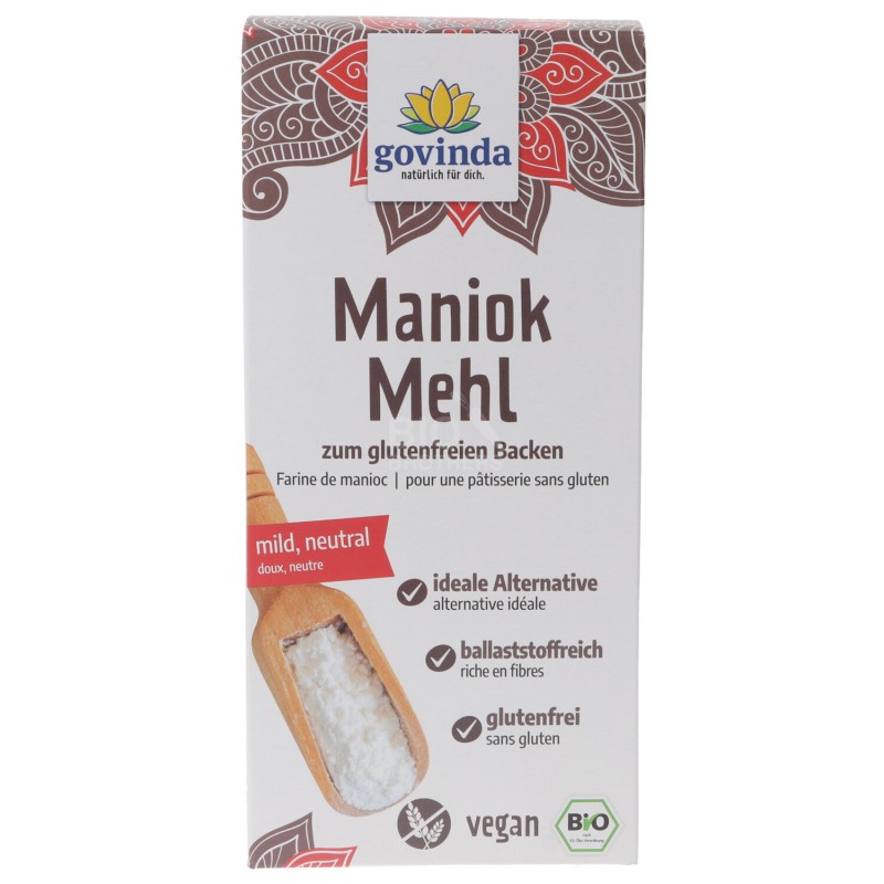 Pura Farina di Manioca Biologica Senza Glutine