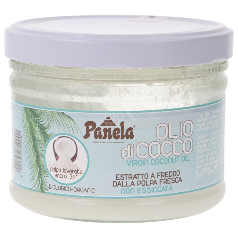 Olio di cocco vergine da polpa fresca bio