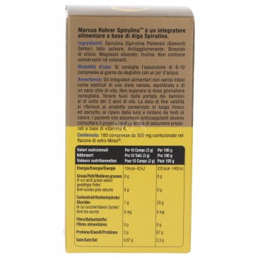 SPIRULINA MARCUS ROHRER 180CPR PROMO SPIRULINA MARCUS ROHRER 180CPR PROMO