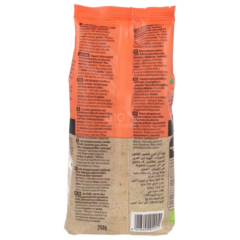 Caffè 100% Arabica per moka