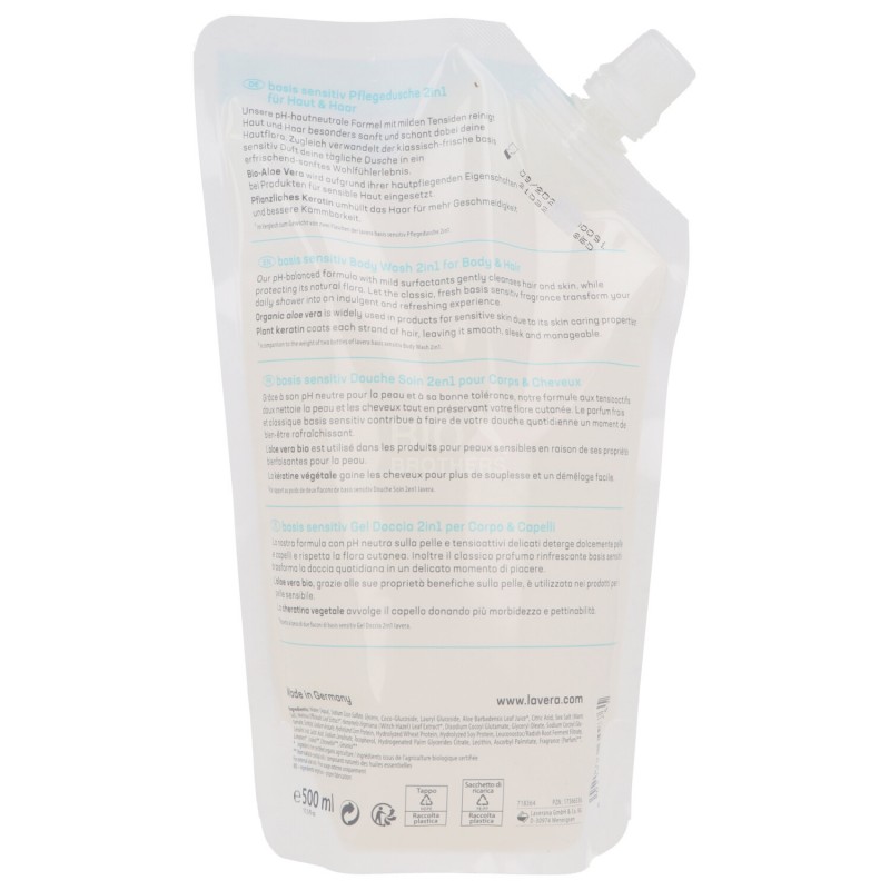 BAGNODOCCIA BASIS SENSITIVE XL RICARICA 500ML