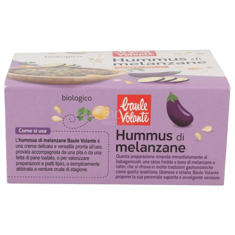 HUMMUS MELANZANE 180GR BV