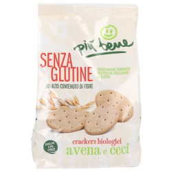 Crackers senza glutine con avena e ceci