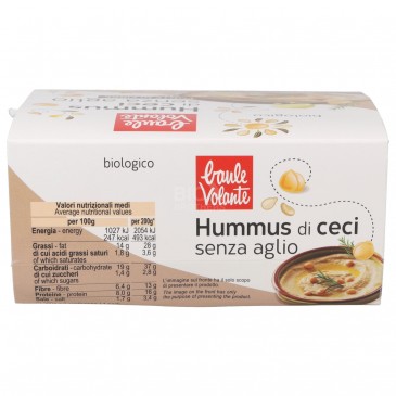 HUMMUS DI CECI BIO 200GR HUMMUS DI CECI BIO 200GR