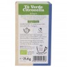 Lady Green Tè Verde & Citronella biologico in filtri