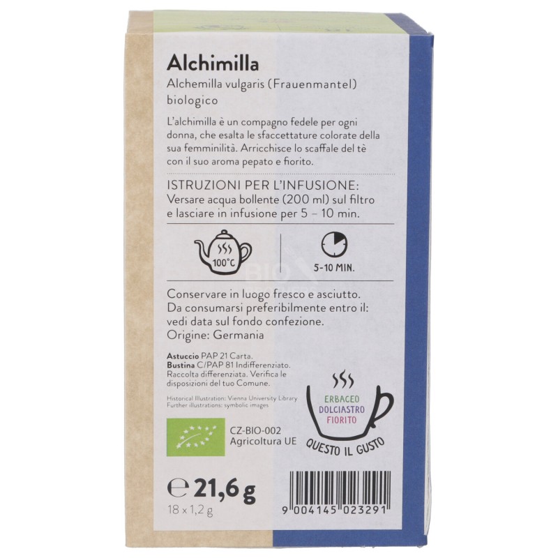 INFUSO ALCHEMILLA BIO FILTRI 18X1.2G SNN