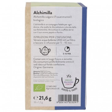 INFUSO ALCHEMILLA BIO FILTRI 18X1.2G SNN INFUSO ALCHEMILLA BIO FILTRI 18X1.2G SNN