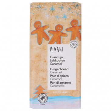 CIOCCOLATO PAN D.ZENZERO&CARAMELL 100G VIVANI CIOCCOLATO PAN D.ZENZERO&CARAMELL 100G VIVANI