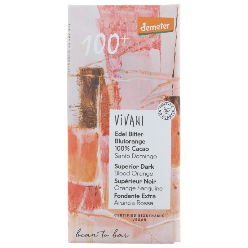 CIOCC.FOND.100% ARANCIO VEGAN DEMETER 90G