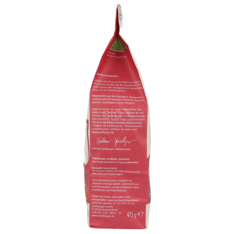 Fiocchi di avena grandi senza glutine