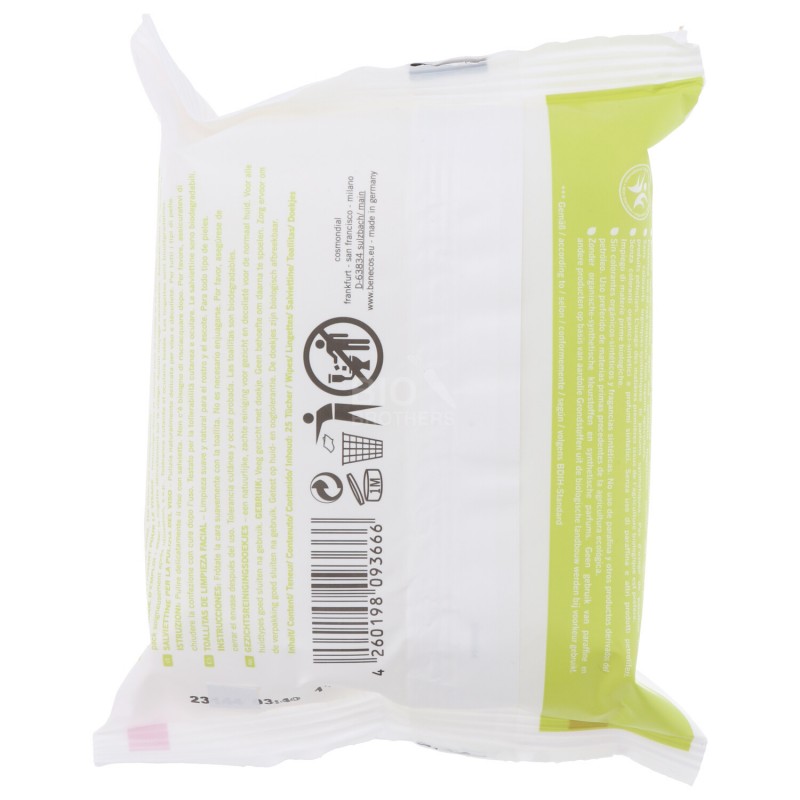 SALVIETTE STRUCCANTI 25PZ BENECOS