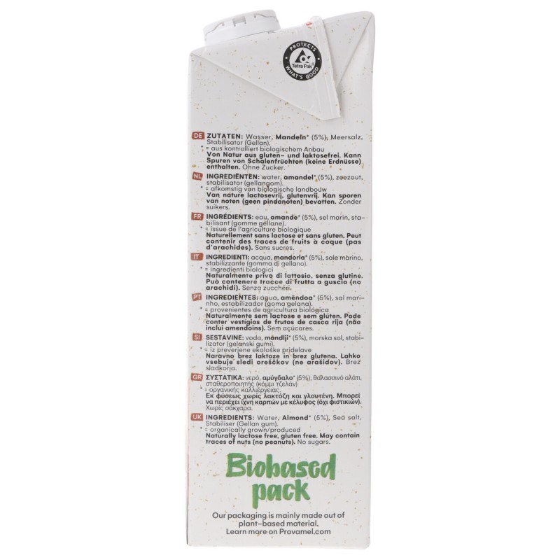 Drink Mandorla Bio senza zucchero aggiunto