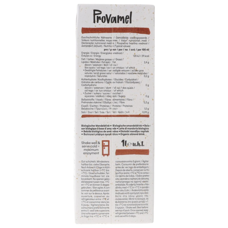 Drink Mandorla Bio senza zucchero aggiunto