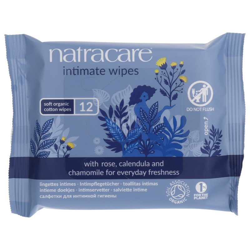 SALVIETTINE INTIME COT.BIO NATRACARE