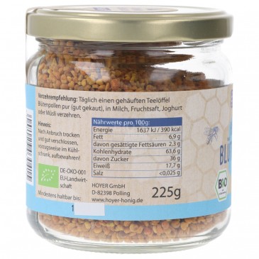 POLLINE BIO EUROPEO 225G HOYER POLLINE BIO EUROPEO 225G HOYER