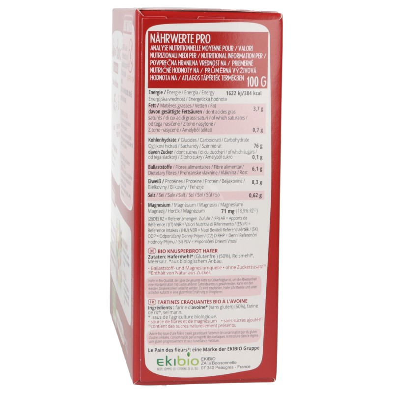 TARTINE AVENA&RISO S/GLUT.BIO150G PAIN