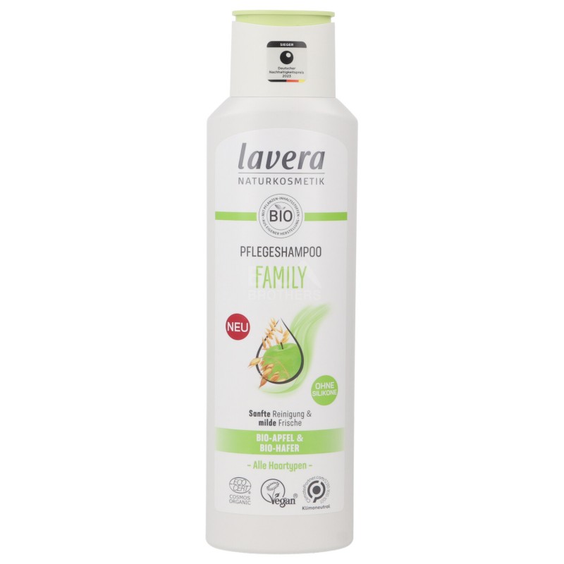 SHAMPOO RIPARATORE FAMILY ALLA MELA E QUINOA BIO 250ML LAVERA
