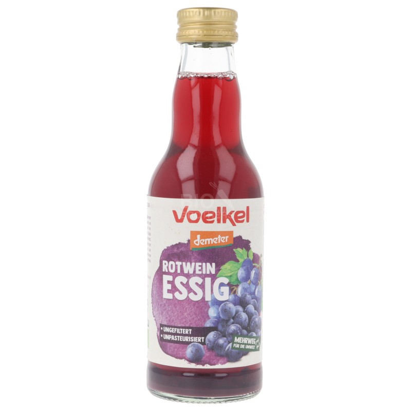 ACETO DI VINO ROSSO BIODINAMICO 0.2L VOEL.