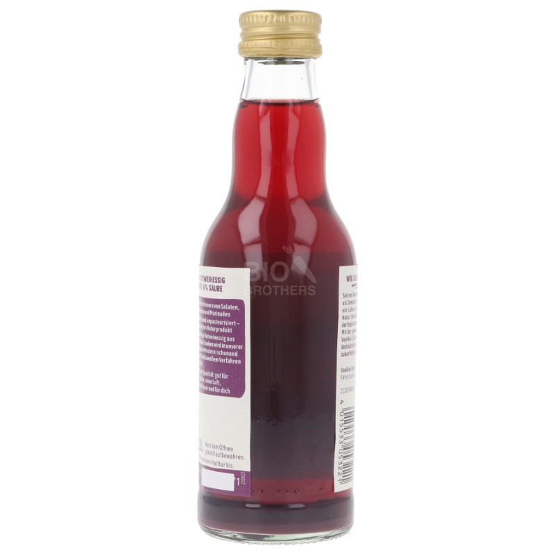 ACETO DI VINO ROSSO BIODINAMICO 0.2L VOEL.