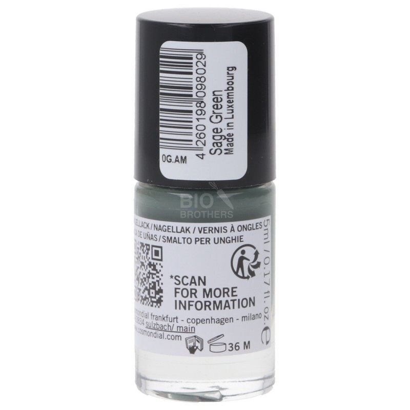 SMALTO UNGHIE VERDE SALVIA 5ML BENECOS