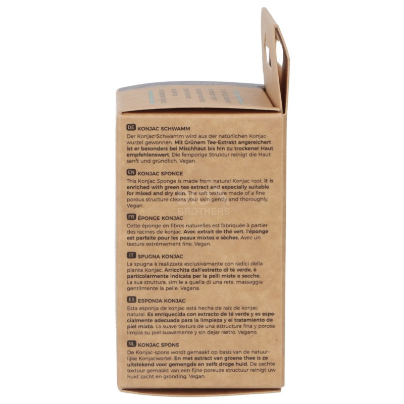 SPUGNETTA COSMETICA NATURAL KONJAC GREEN 1PZ