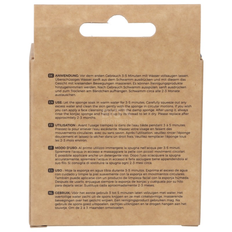 SPUGNETTA COSMETICA NATURAL KONJAC GREEN 1PZ