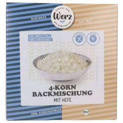 FARINA MIX INTEGRALE SENZA GLUTINE BIO 1KG WERZ