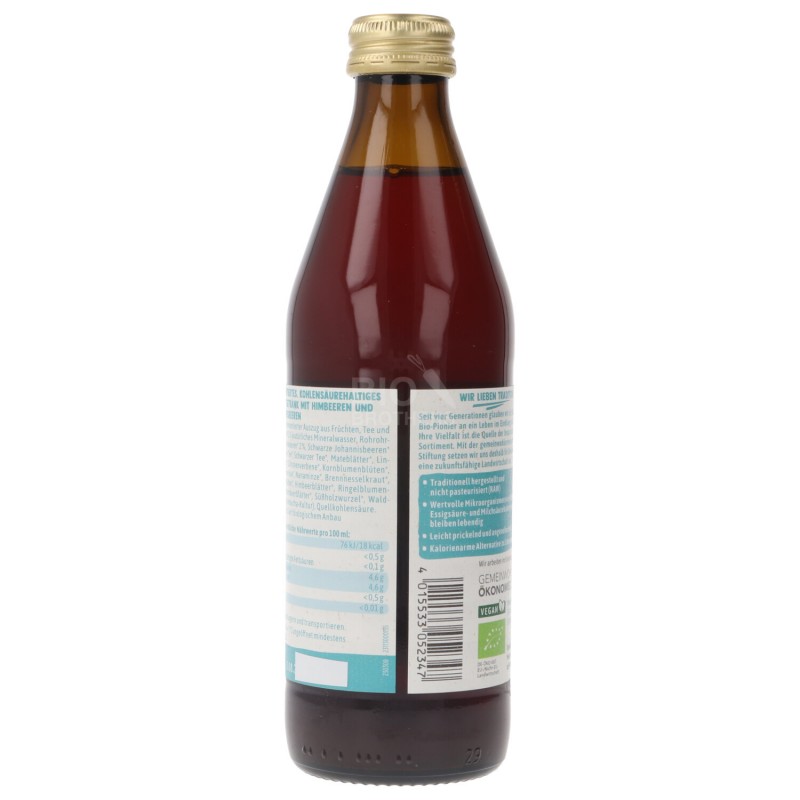 RAW KOMBUCHA RIBES+LAMPONE BIO 330ML