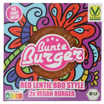 BURGER LENTICCHIE BBQ STYLE BIO VEG 180G BURGER LENTICCHIE BBQ STYLE BIO VEG 180G