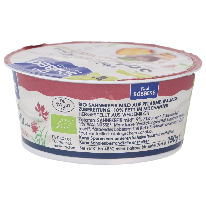 KEFIR CREMOSO PRUGNA & NOCI BIO 150G