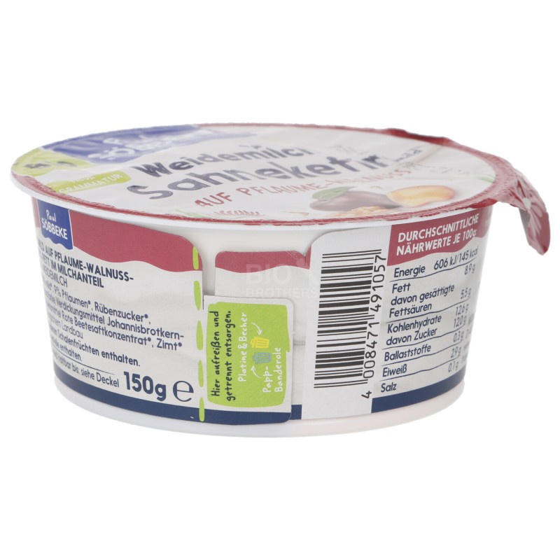 KEFIR CREMOSO PRUGNA & NOCI BIO 150G