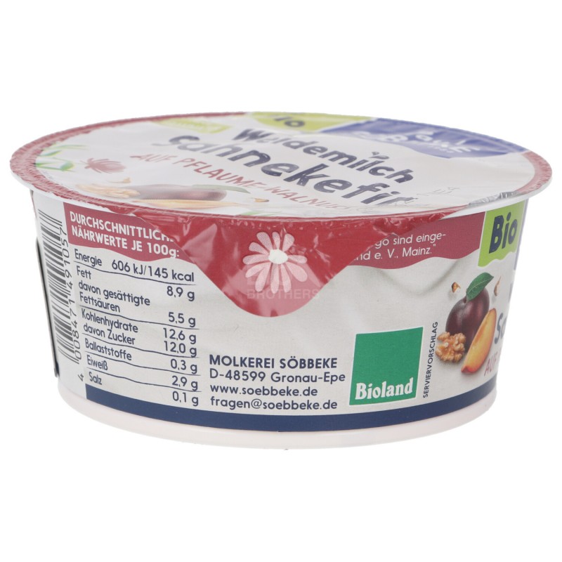 KEFIR CREMOSO PRUGNA & NOCI BIO 150G