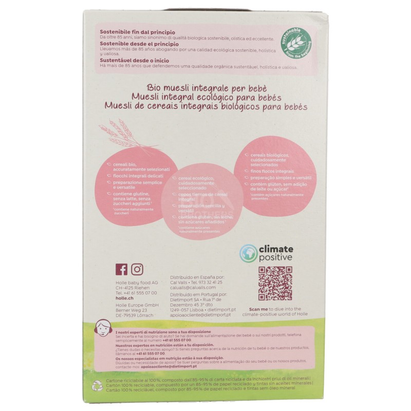 Muesli pappa bio per bebè