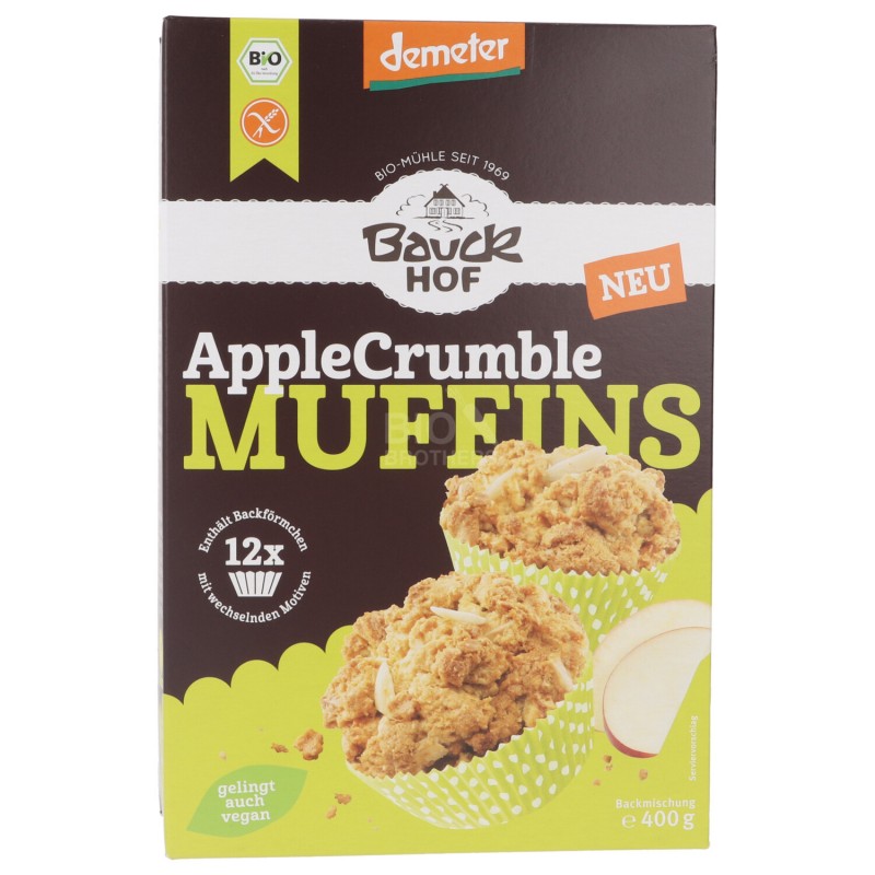PREPARATO MUFFIN CRUMBLE MELA BIO 400G