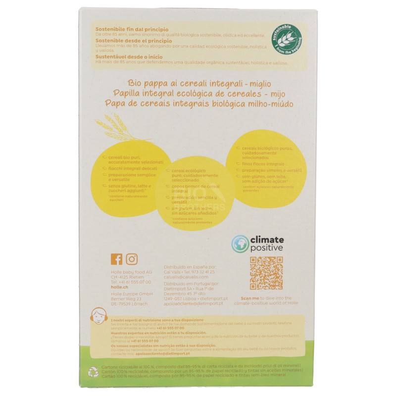 Pappa di miglio bio dal quarto mese