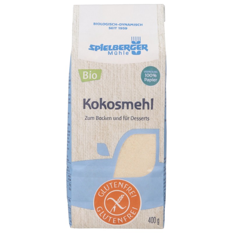 FARINA DI COCCO BIO S/G 400G SPIEL.