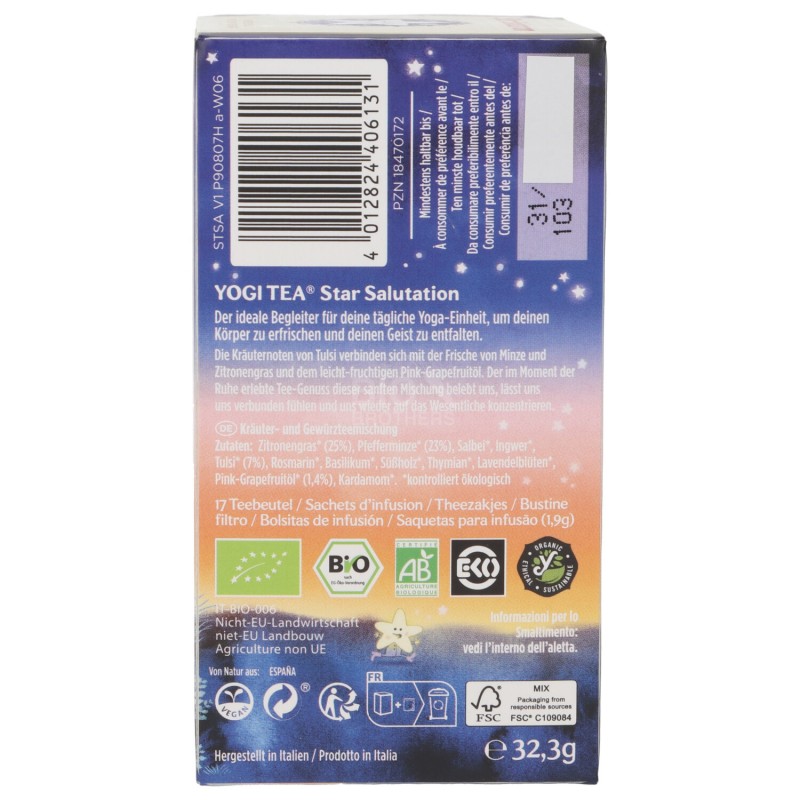 INFUSO STAR SALUTATION 17FILTR.YOGITEA
