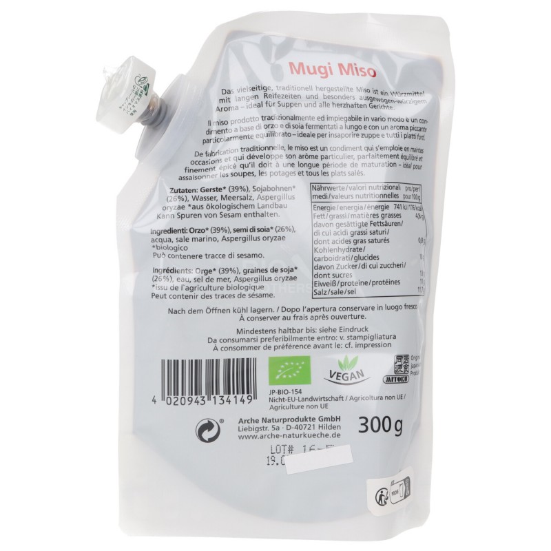 MUGI MISO BIOLOGICO 300G ARCHE