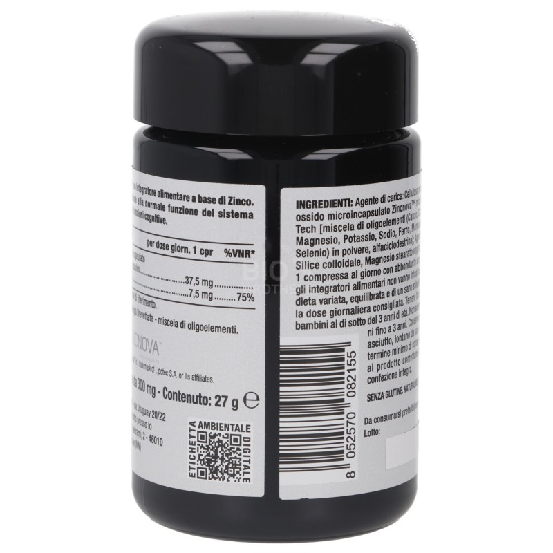 Zincolip Zn integratore alimentare a base di Zinco in compresse