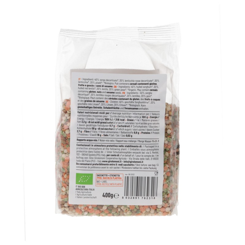 ZUPPA SORGO LENTICCHIE BIO 400GR