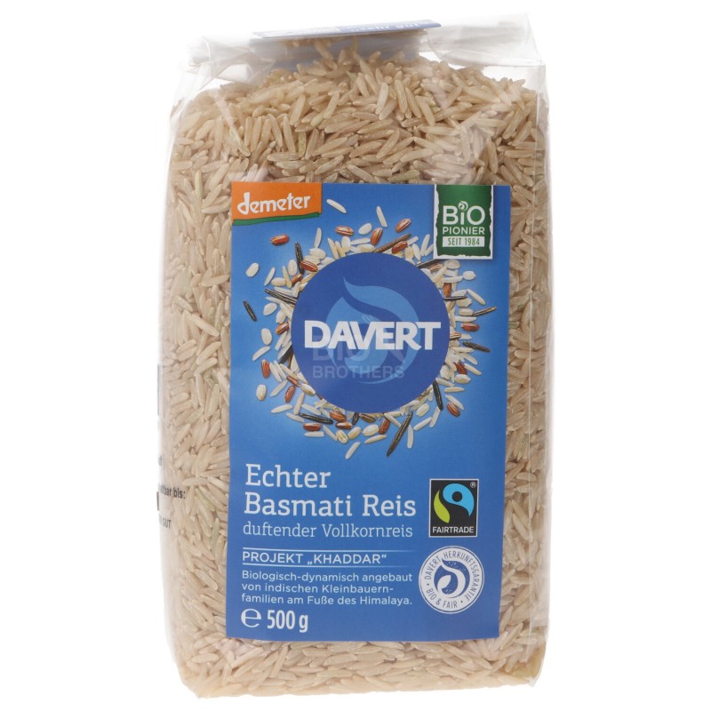 RISO BASMATI INTEGRALE DEMETER 500G DAVERT