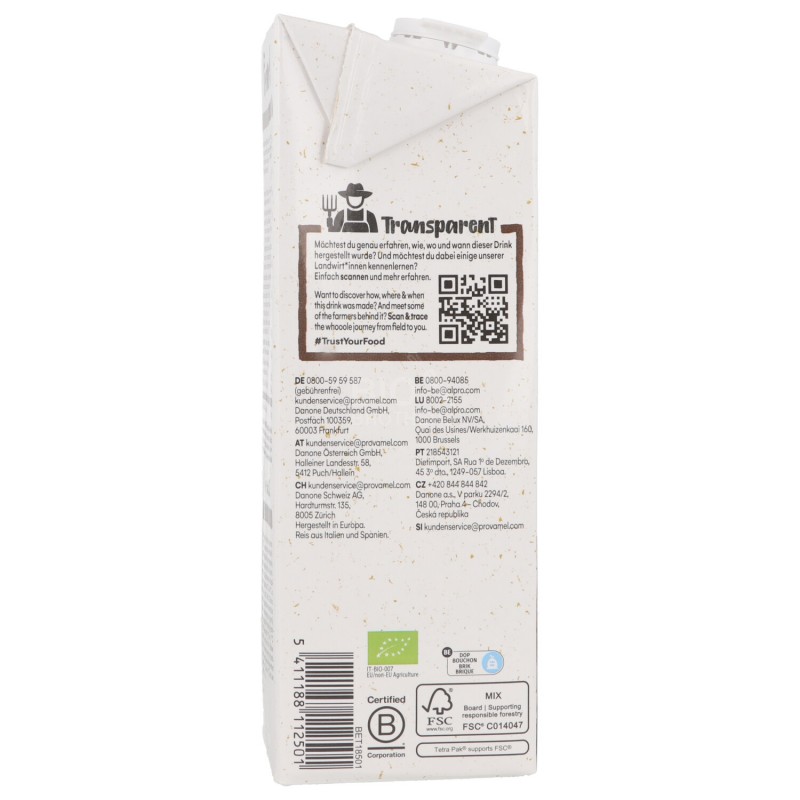 BEVANDA RISO COCCO BIOLOGICA SENZA GLUTINE 1L PROVAMEL