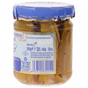Filetti di tonno alalunga in olio evo Filetti di tonno alalunga in olio evo