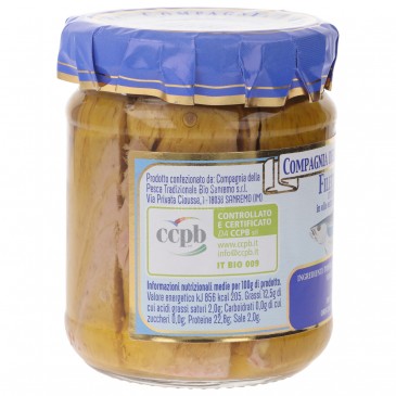 Filetti di tonno alalunga in olio evo Filetti di tonno alalunga in olio evo