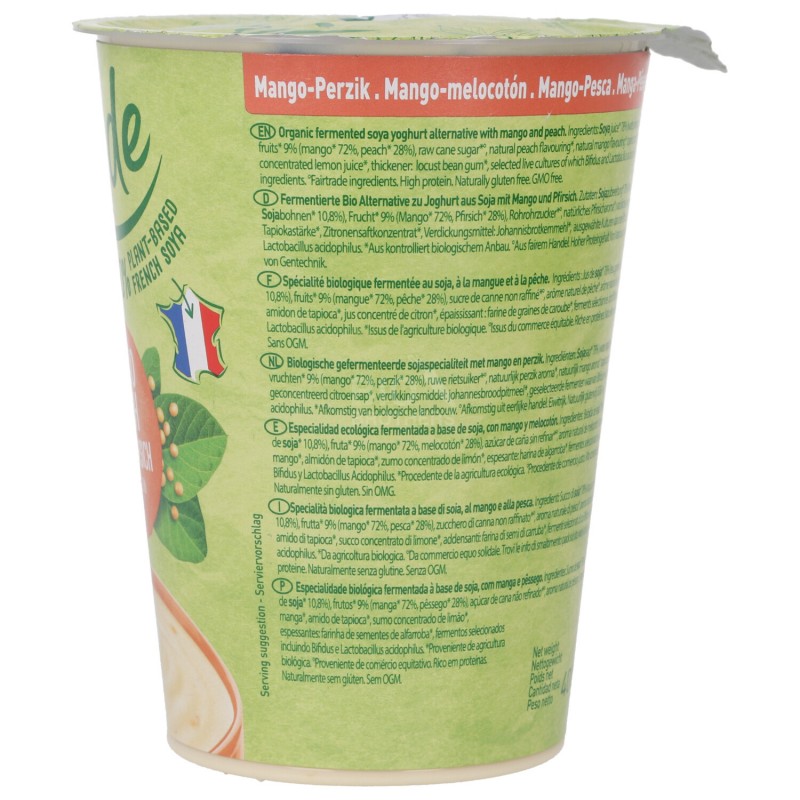 DES. SOIA PESCA/MANGO 400GR SOJADE