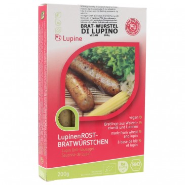 MINI BRATWURST DI LUPINO 200G PURVEGAN MINI BRATWURST DI LUPINO 200G PURVEGAN
