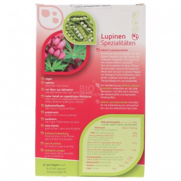 MINI BRATWURST DI LUPINO 200G PURVEGAN MINI BRATWURST DI LUPINO 200G PURVEGAN