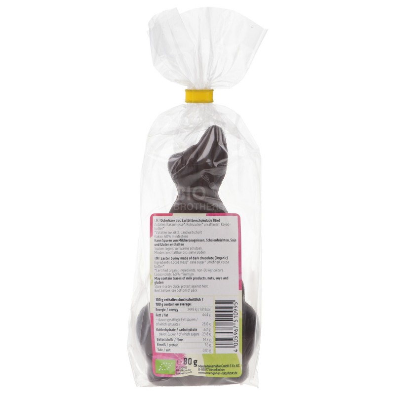 CONIGL.CIOCCO.FOND.VEGAN.BIO 80G