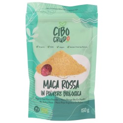 MACA ROSSA CRUDA IN POLVERE BIOLOGICA 150G CIBOCRUDO