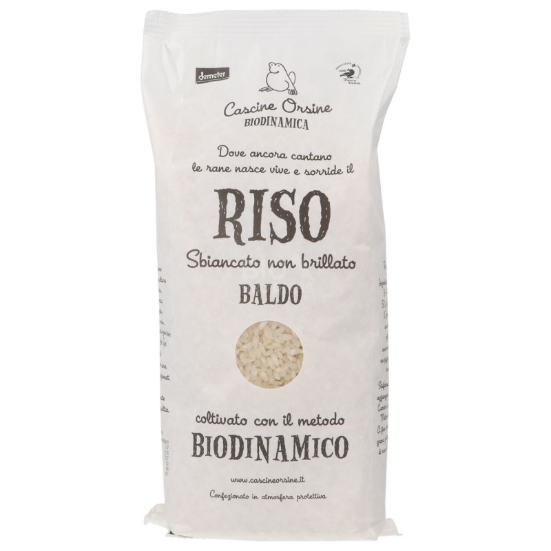 Riso Baldo bianco biodinamico